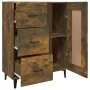 Smoked oak plywood sideboard 69.5x34x90 cm by vidaXL, Sideboards - Ref: Foro24-817372, Price: 70,30 €, Discount: %