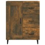 Aparador madera contrachapada color roble ahumado 69,5x34x90 cm de vidaXL, Aparadores - Ref: Foro24-817372, Precio: 70,85 €, ...