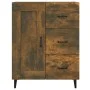 Smoked oak plywood sideboard 69.5x34x90 cm by vidaXL, Sideboards - Ref: Foro24-817372, Price: 70,30 €, Discount: %