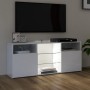 Mueble de TV con luces LED blanco brillante 120x30x50 cm de vidaXL, Muebles TV - Ref: Foro24-804307, Precio: 103,09 €, Descue...