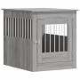 Jaula para perros madera ingeniería gris Sonoma 64,5x80x71 cm en Casetas para perros | Comprar online en Foru.es