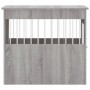 Jaula para perros madera ingeniería gris Sonoma 64,5x80x71 cm en Casetas para perros | Comprar online en Foru.es