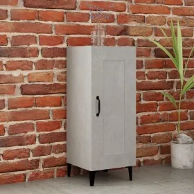 Aparador de madera contrachapada gris hormigón 34,5x34x90 cm de vidaXL, Aparadores - Ref: Foro24-812424, Precio: 44,42 €, Des...