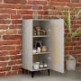 Aparador de madera contrachapada gris hormigón 34,5x34x90 cm de vidaXL, Aparadores - Ref: Foro24-812424, Precio: 51,67 €, Des...