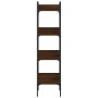 Librería de 4 estantes madera roble marrón 35x30x138,5 cm en Librerías y estanterías | Comprar online en Foru.es
