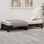Sofá cama extraíble madera maciza de pino negro 2x(90x190) cm de vidaXL, Camas y somieres - Ref: Foro24-823418, Precio: 146,6...
