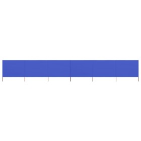 Paravientos de playa de 6 paneles tela azul celeste 800x160 cm de vidaXL, Sombrillas - Ref: Foro24-47185, Precio: 98,47 €, De...
