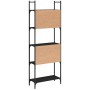 Librería de 5 estantes madera ingeniería negro 60,5x24x166,5 cm en Librerías y estanterías | Comprar online en Foru.es