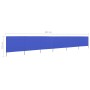 Paravientos de playa de 6 paneles tela azul celeste 800x160 cm de vidaXL, Sombrillas - Ref: Foro24-47185, Precio: 98,47 €, De...