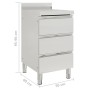 Armario de cocina comercial con 3 cajones acero inoxidable de vidaXL, Restauración - Ref: Foro24-151179, Precio: 286,82 €, De...