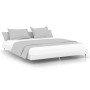 Estructura de cama madera de ingeniería blanca 140x200 cm de vidaXL, Camas y somieres - Ref: Foro24-832141, Precio: 98,78 €, ...