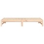 Sofá cama extraíble madera maciza de pino 2x(75x190) cm de vidaXL, Camas y somieres - Ref: Foro24-823419, Precio: 144,84 €, D...
