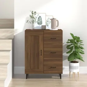 Aparador madera contrachapada marrón roble 69,5x34x90 cm de vidaXL, Aparadores - Ref: Foro24-817374, Precio: 85,31 €, Descuen...