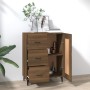 Aparador madera contrachapada marrón roble 69,5x34x90 cm de vidaXL, Aparadores - Ref: Foro24-817374, Precio: 86,64 €, Descuen...