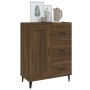 Aparador madera contrachapada marrón roble 69,5x34x90 cm de vidaXL, Aparadores - Ref: Foro24-817374, Precio: 86,64 €, Descuen...