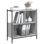 Estantería madera de ingeniería gris Sonoma 72x28x77,5 cm en Librerías y estanterías | Comprar online en Foru.es
