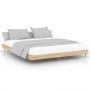 Estructura de cama madera de ingeniería roble Sonoma 140x200 cm de vidaXL, Camas y somieres - Ref: Foro24-832144, Precio: 124...
