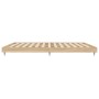 Estructura de cama madera de ingeniería roble Sonoma 140x200 cm de vidaXL, Camas y somieres - Ref: Foro24-832144, Precio: 124...
