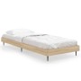 Estructura de cama madera de ingeniería roble Sonoma 75x190 cm de vidaXL, Camas y somieres - Ref: Foro24-832312, Precio: 67,6...