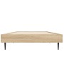 Estructura de cama madera de ingeniería roble Sonoma 75x190 cm de vidaXL, Camas y somieres - Ref: Foro24-832312, Precio: 67,6...