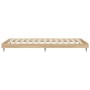 Estructura de cama madera de ingeniería roble Sonoma 75x190 cm de vidaXL, Camas y somieres - Ref: Foro24-832312, Precio: 67,6...