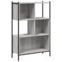 Estantería madera de ingeniería gris Sonoma 72x28x109 cm en Librerías y estanterías | Comprar online en Foru.es