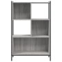 Estantería madera de ingeniería gris Sonoma 72x28x109 cm en Librerías y estanterías | Comprar online en Foru.es