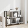 Estantería madera de ingeniería gris Sonoma 102x28x77,5 cm en Librerías y estanterías | Comprar online en Foru.es