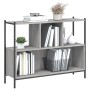 Estantería madera de ingeniería gris Sonoma 102x28x77,5 cm en Librerías y estanterías | Comprar online en Foru.es