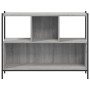 Estantería madera de ingeniería gris Sonoma 102x28x77,5 cm en Librerías y estanterías | Comprar online en Foru.es