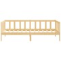 Sofá cama de madera maciza de pino 90x200 cm de vidaXL, Camas y somieres - Ref: Foro24-806940, Precio: 89,67 €, Descuento: %