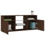 Mueble de TV con luces LED marrón roble 120x30x50 cm de vidaXL, Muebles TV - Ref: Foro24-815716, Precio: 87,06 €, Descuento: %