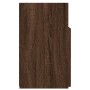 Mueble de TV con luces LED marrón roble 120x30x50 cm de vidaXL, Muebles TV - Ref: Foro24-815716, Precio: 87,06 €, Descuento: %
