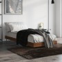 Estructura de cama madera de ingeniería roble marrón 75x190 cm de vidaXL, Camas y somieres - Ref: Foro24-832316, Precio: 72,2...