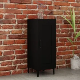 Aparador de madera contrachapada negro 34,5x34x90 cm de vidaXL, Aparadores - Ref: Foro24-812421, Precio: 53,86 €, Descuento: %