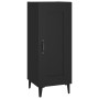 Aparador de madera contrachapada negro 34,5x34x90 cm de vidaXL, Aparadores - Ref: Foro24-812421, Precio: 54,57 €, Descuento: %