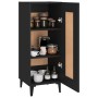 Aparador de madera contrachapada negro 34,5x34x90 cm de vidaXL, Aparadores - Ref: Foro24-812421, Precio: 54,57 €, Descuento: %