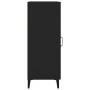 Aparador de madera contrachapada negro 34,5x34x90 cm de vidaXL, Aparadores - Ref: Foro24-812421, Precio: 54,57 €, Descuento: %