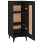 Aparador de madera contrachapada negro 34,5x34x90 cm de vidaXL, Aparadores - Ref: Foro24-812421, Precio: 54,57 €, Descuento: %