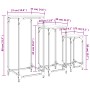 Mesas apilables 3 unidades madera ingeniería roble ahumado en Mesas auxiliares | Comprar online en Foru.es