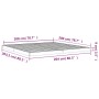 Estructura de cama de madera maciza de pino 200x200 cm de vidaXL, Camas y somieres - Ref: Foro24-823424, Precio: 106,94 €, De...