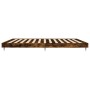 Estructura de cama madera de ingeniería roble ahumado 120x200cm de vidaXL, Camas y somieres - Ref: Foro24-832154, Precio: 91,...