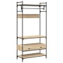 Armario cajones madera ingeniería roble Sonoma 89x39x184,5 cm en Armarios roperos | Comprar online en Foru.es
