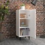 Aparador de madera contrachapada blanco 34,5x34x90 cm de vidaXL, Aparadores - Ref: Foro24-812330, Precio: 58,04 €, Descuento: %