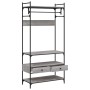 Armario cajones madera ingeniería gris Sonoma 89x39x184,5 cm en Armarios roperos | Comprar online en Foru.es