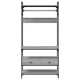 Armario cajones madera ingeniería gris Sonoma 89x39x184,5 cm en Armarios roperos | Comprar online en Foru.es