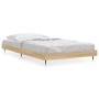 Estructura de cama madera de ingeniería roble Sonoma 100x200 cm de vidaXL, Camas y somieres - Ref: Foro24-832160, Precio: 68,...
