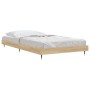 Estructura de cama madera de ingeniería roble Sonoma 100x200 cm de vidaXL, Camas y somieres - Ref: Foro24-832160, Precio: 68,...