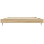 Estructura de cama madera de ingeniería roble Sonoma 100x200 cm de vidaXL, Camas y somieres - Ref: Foro24-832160, Precio: 68,...