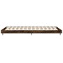 Estructura de cama madera de ingeniería roble humo 100x200 cm de vidaXL, Camas y somieres - Ref: Foro24-832162, Precio: 74,85...